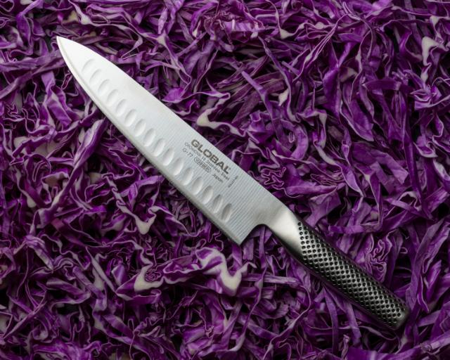 Kockkniv 20 cm olivslipad