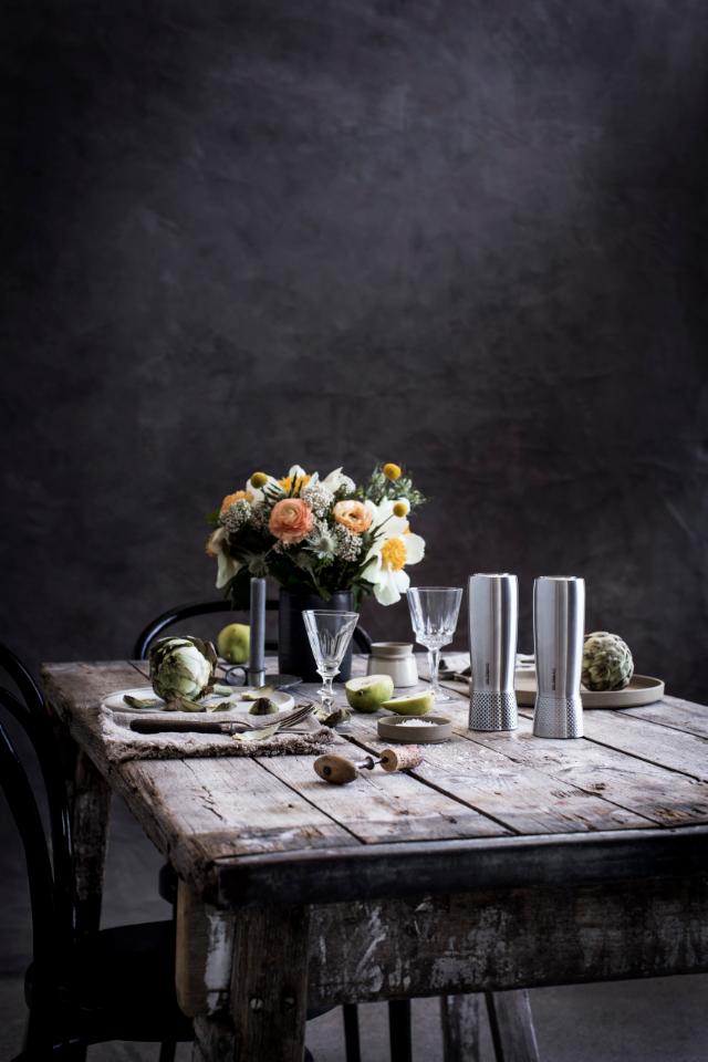 Set med salt- & pepparkvarn 18,5 cm