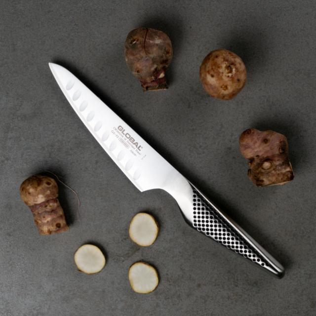 Kockkniv 13 cm olivslipad