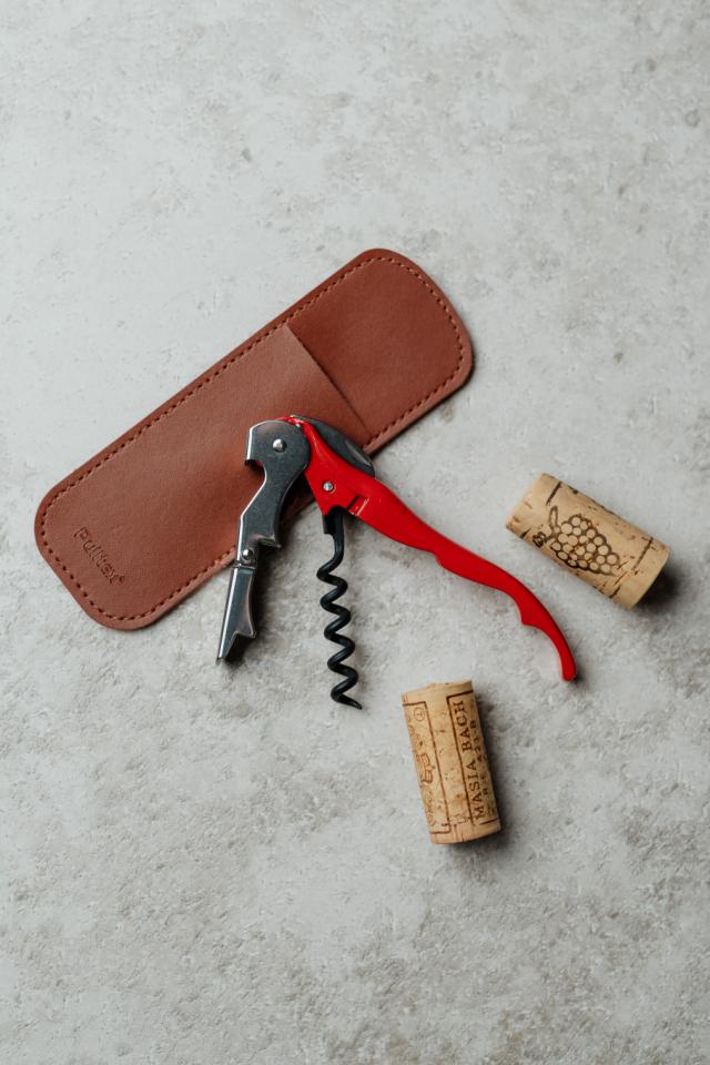 Vinöppnare Pulltaps Classic röd