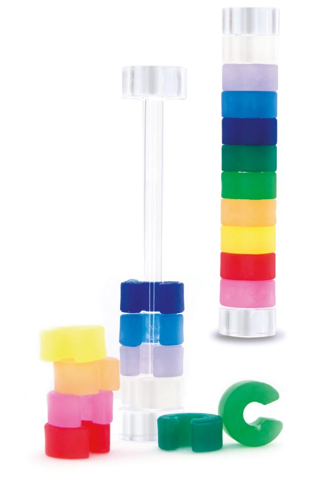 Färgkod till vinglas 10-pack