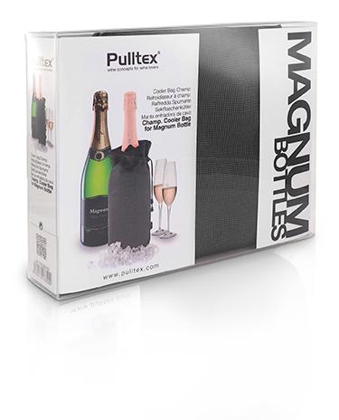 Champagnekylare till magnumflaska grå