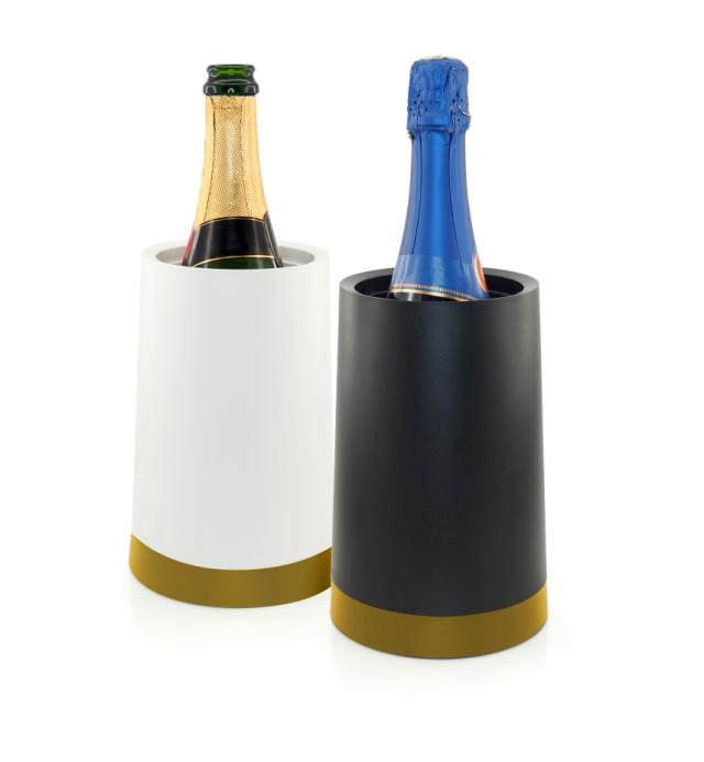 Vinkylare med gel svart/guld