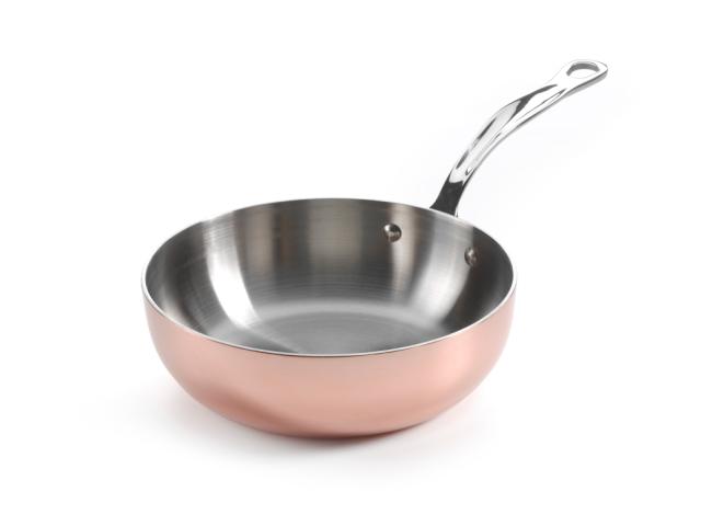 Sauteuse i koppar 2,5 l