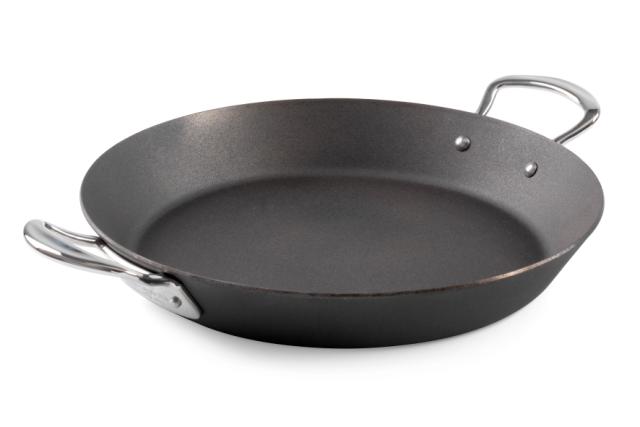 Serveringspanna i kolstål 30 cm