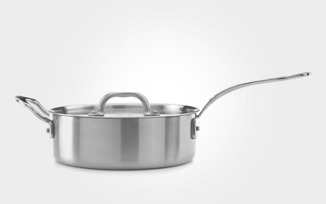 Traktörpanna med lock 26 cm
