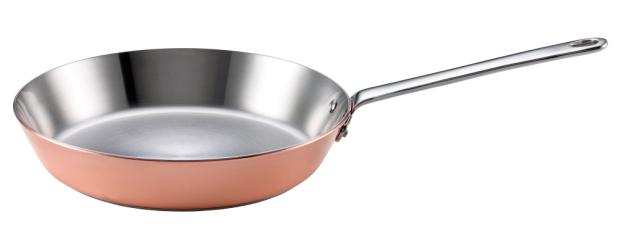 Stekpanna i koppar 24 cm för induktion