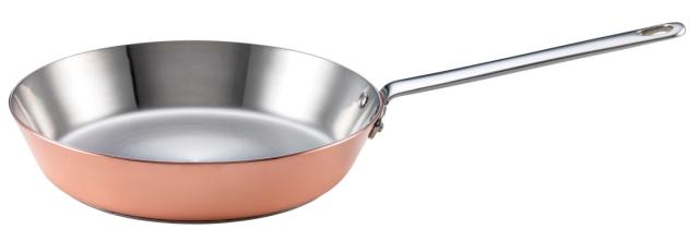 Stekpanna i koppar 26 cm för induktion