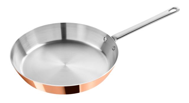 Stekpanna i koppar 28 cm för induktion