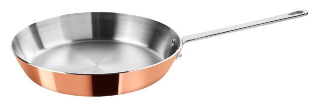 Stekpanna i koppar 28 cm för induktion