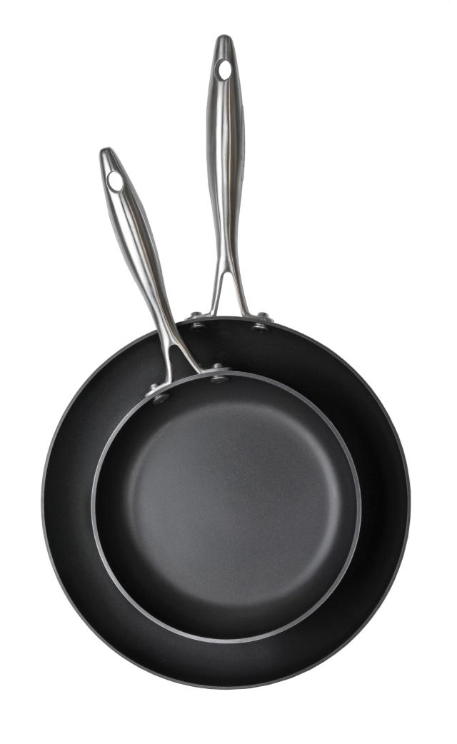 Stekpanneset 20 cm & 28 cm i dubbelomslag