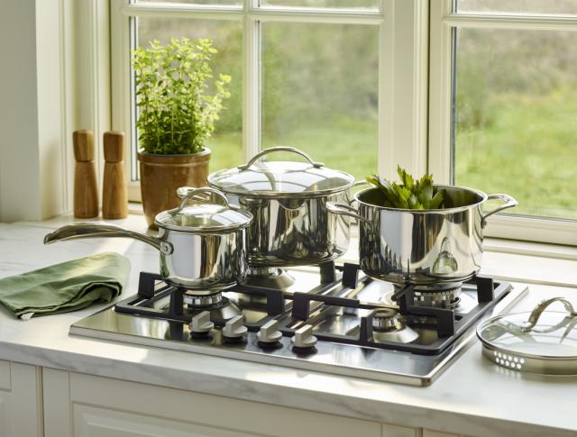 Grytset i 3 delar 1,8 l, 3,4 l & 4,8 l