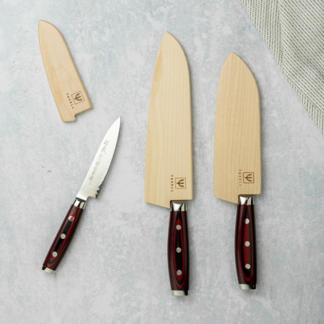 Knivskydd i lönn 20 cm