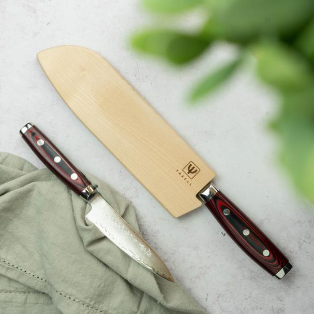 Knivskydd i lönn 20 cm för kiritsuke