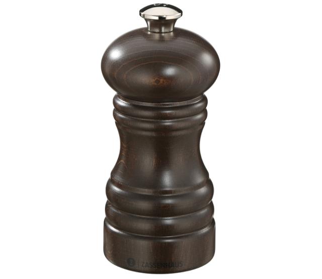 Saltkvarn 12 cm brunbetsad