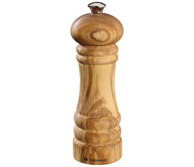 Pepparkvarn i olivträ 18 cm