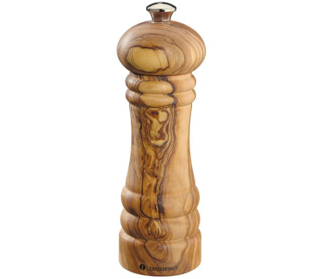 Saltkvarn i olivträ 18 cm