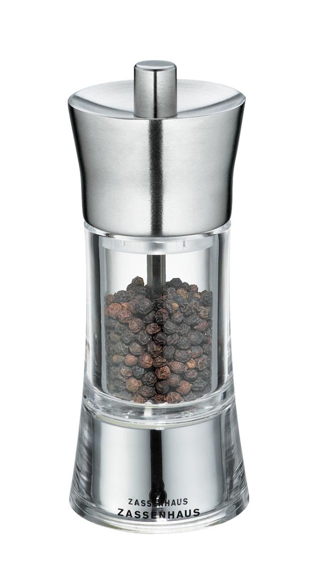 Pepparkvarn i akryl/stål 14 cm