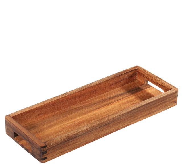 Serveringsbricka i akacia 40 x 15 cm