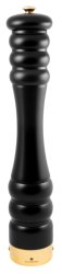 Pepparkvarn 45 cm matt svart/guld